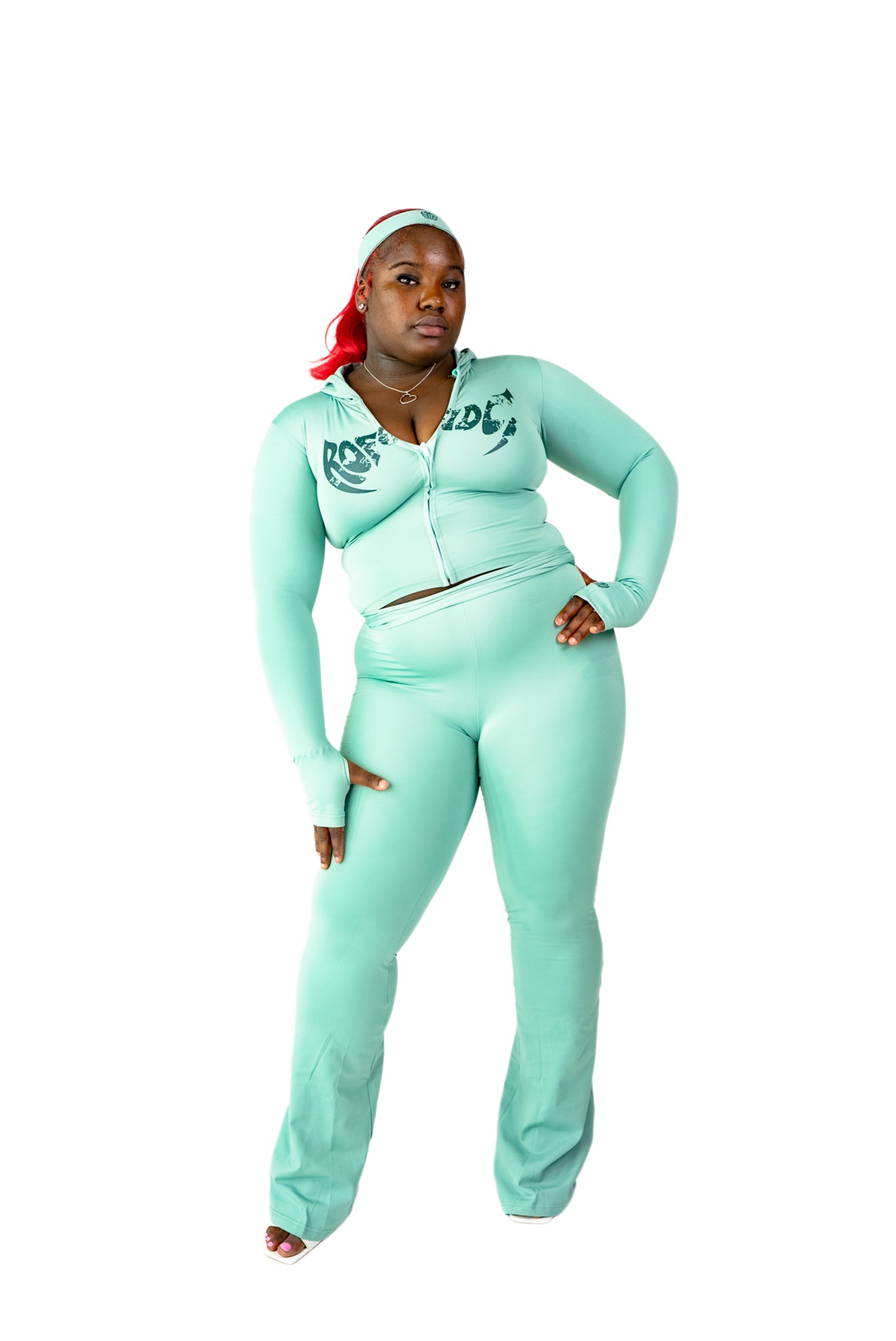 Noire Mint Pants Set